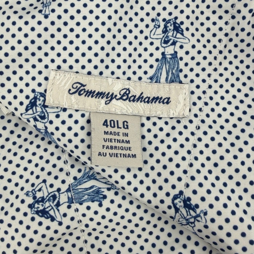 Tommy Bahama Boracay Performance Shorts Mens 40 Blue Grid Stretch Golf Casual - Picture 3 of 8
